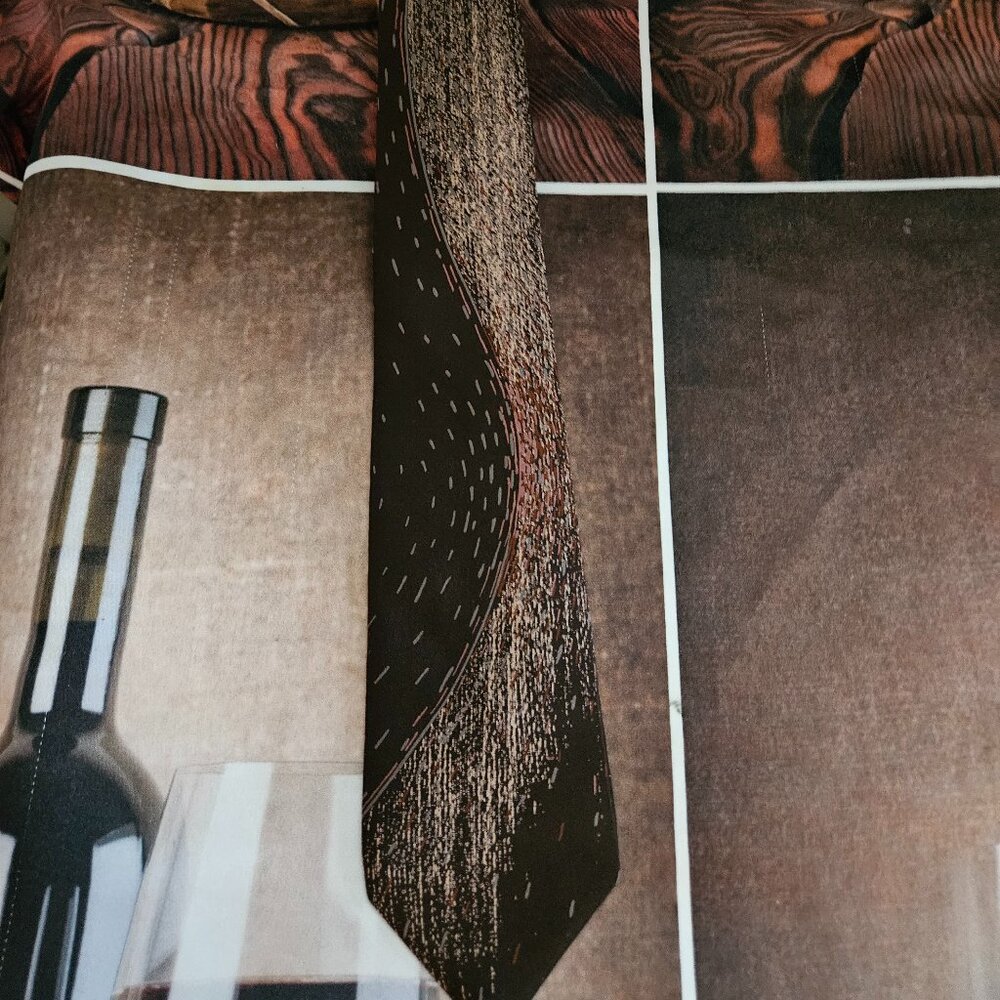Vintage BALENCIAGA Tie   25'' - Picture 3 of 5